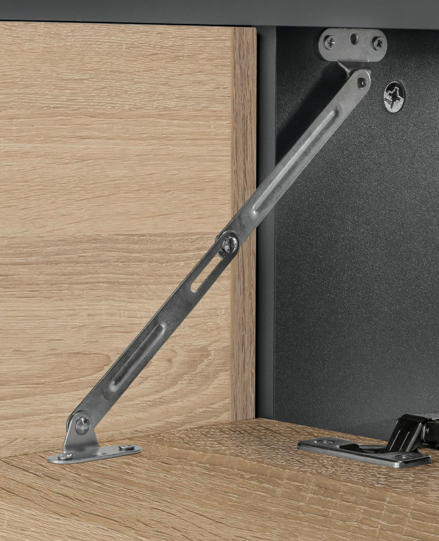 Окачен шкаф за мивка Soncamu 107 (Антрацит + Дъб)