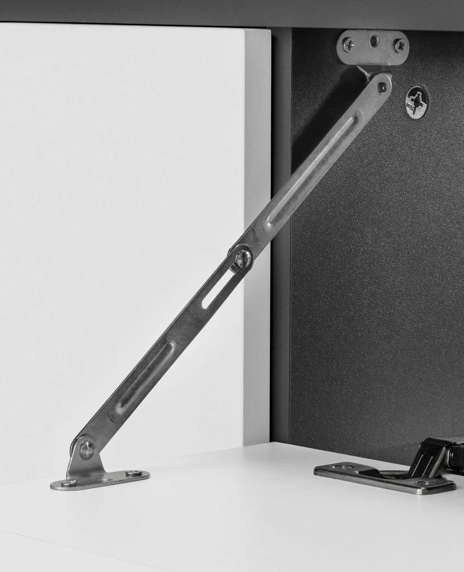 Окачен шкаф за мивка Soncamu 107 (Бял + Антрацит)