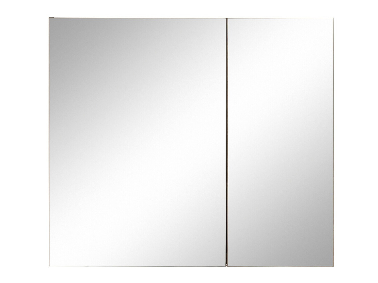 Шкаф за баня с огледало Soncamu 104 (Бял + Антрацит)