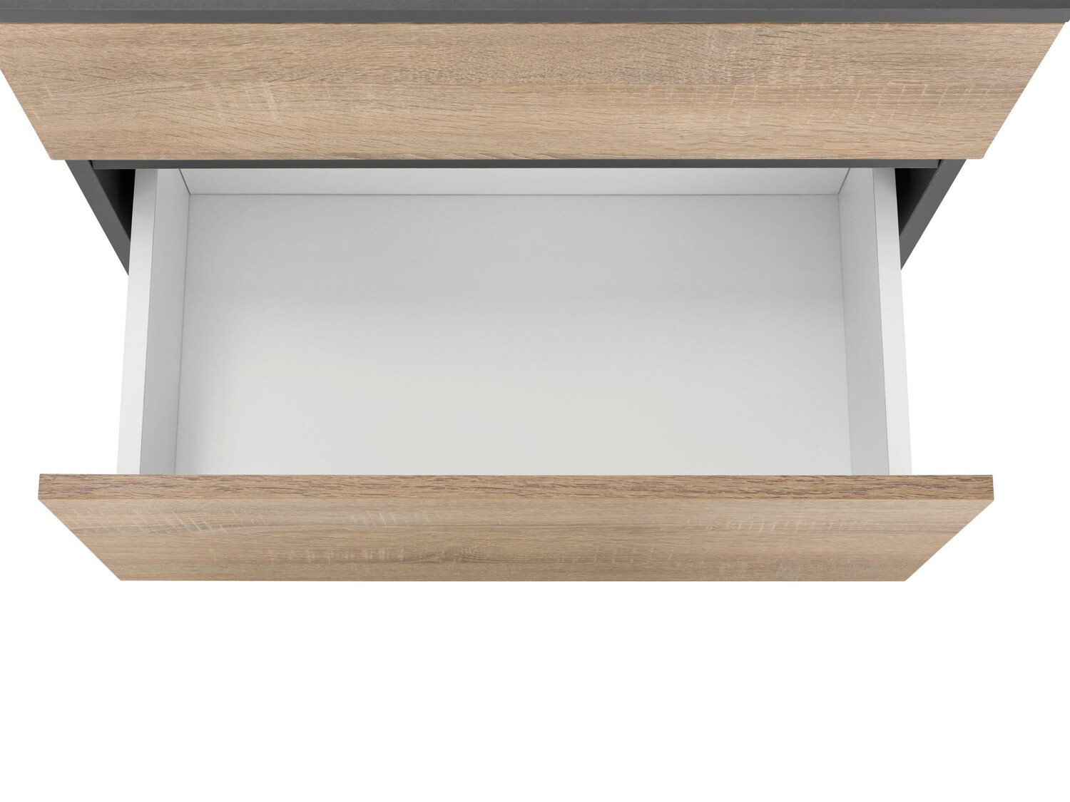 Стоящ шкаф за баня за мивка Soncamu 110 (Антрацит + Дъб)