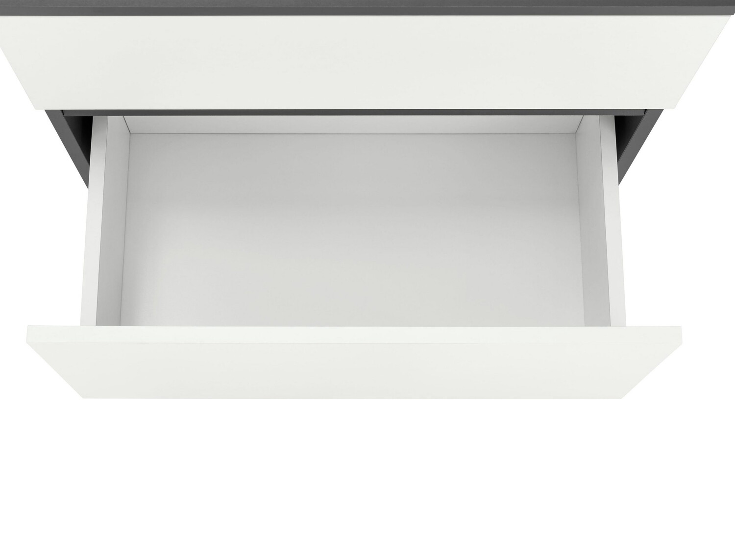 Стоящ шкаф за баня за мивка Soncamu 110 (Бял + Антрацит)