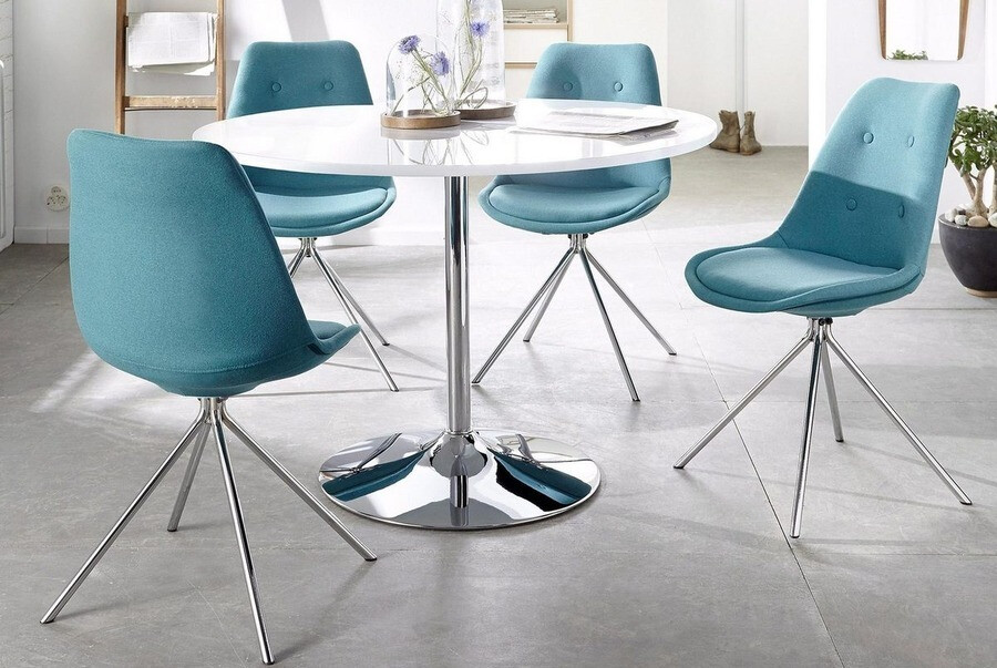 Маса Denton 929 (Бял гланц)