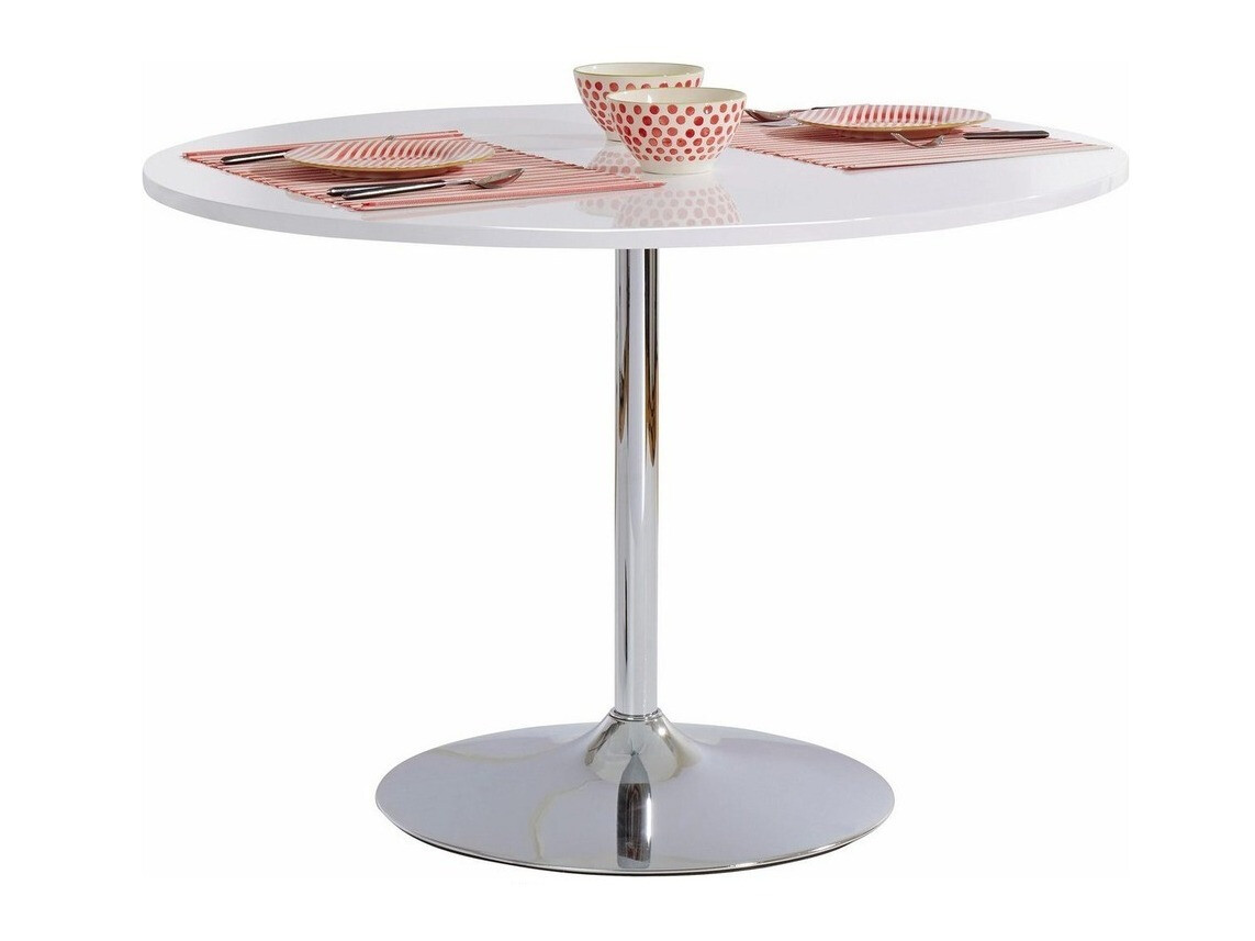 Маса Denton 929 (Бял гланц)