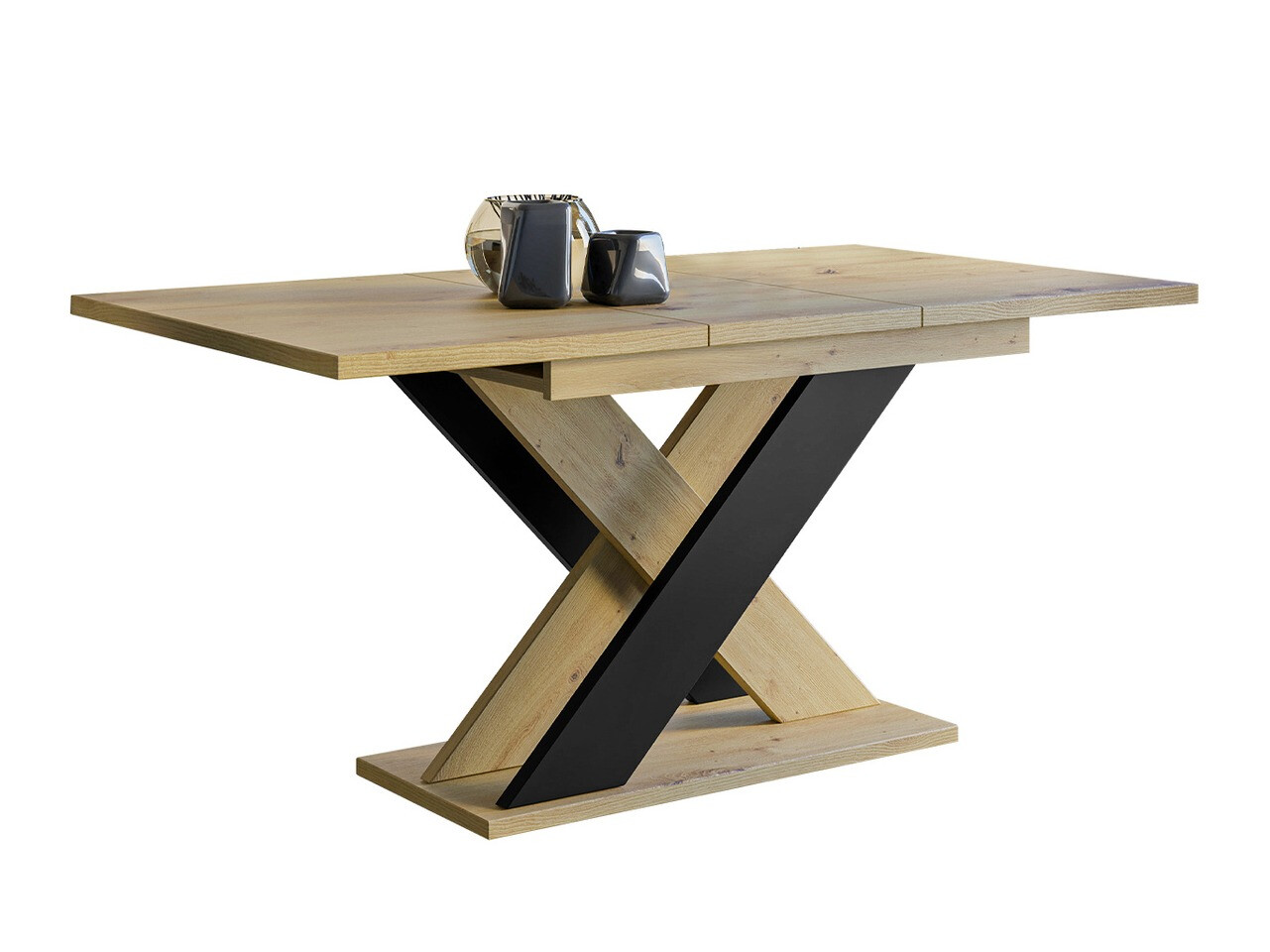 Маса Goodyear 117 (Artisan дъб + Черен)