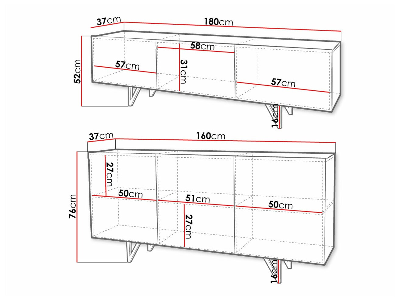 Комплект за хол Audis (Бял + Бял гланц)