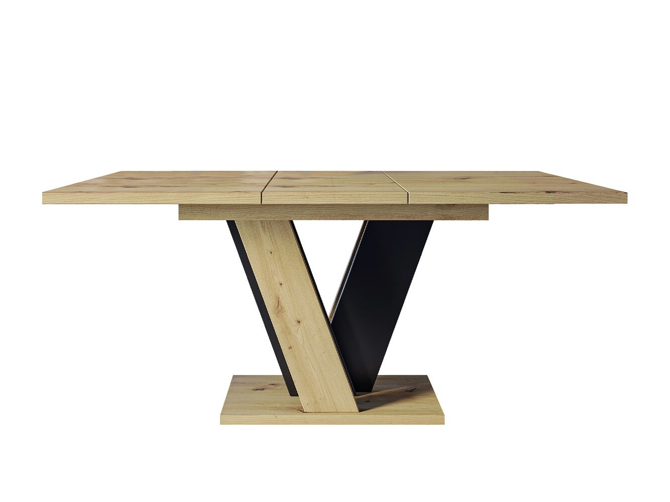 Маса Goodyear 125 (Artisan дъб + Черен)