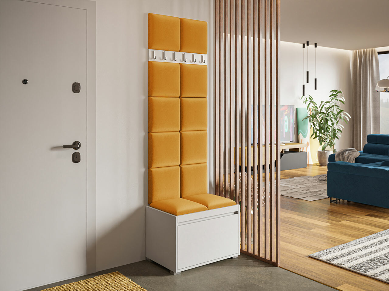 Комплект за антре Comfivo Pinus VII (Бял + Manila 32)