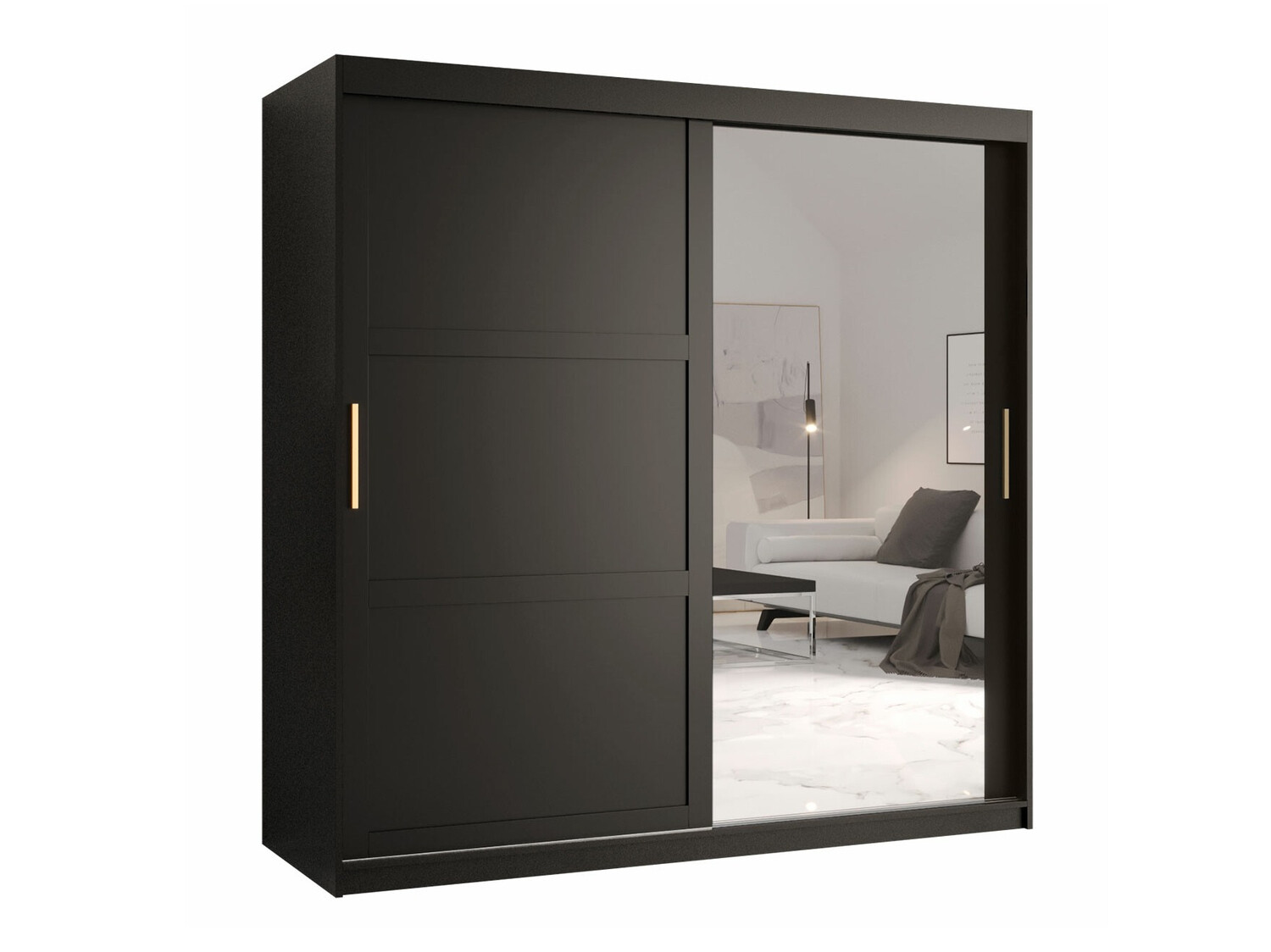 Гардероб Ferfere 104 (Черен)