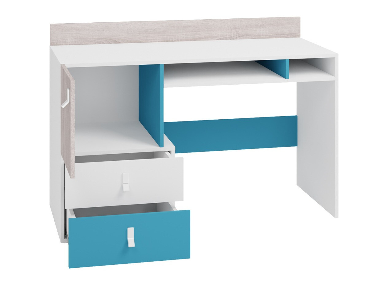 Комплект за детска стая Camteso 114 (Черен + Дъб + Бежов)