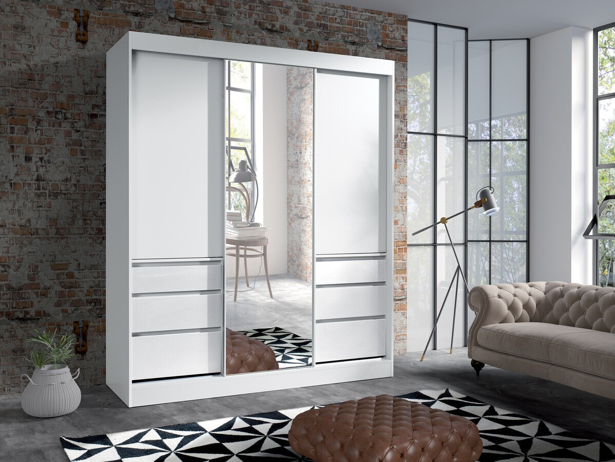 Гардероб Toledo 120 (Бял)