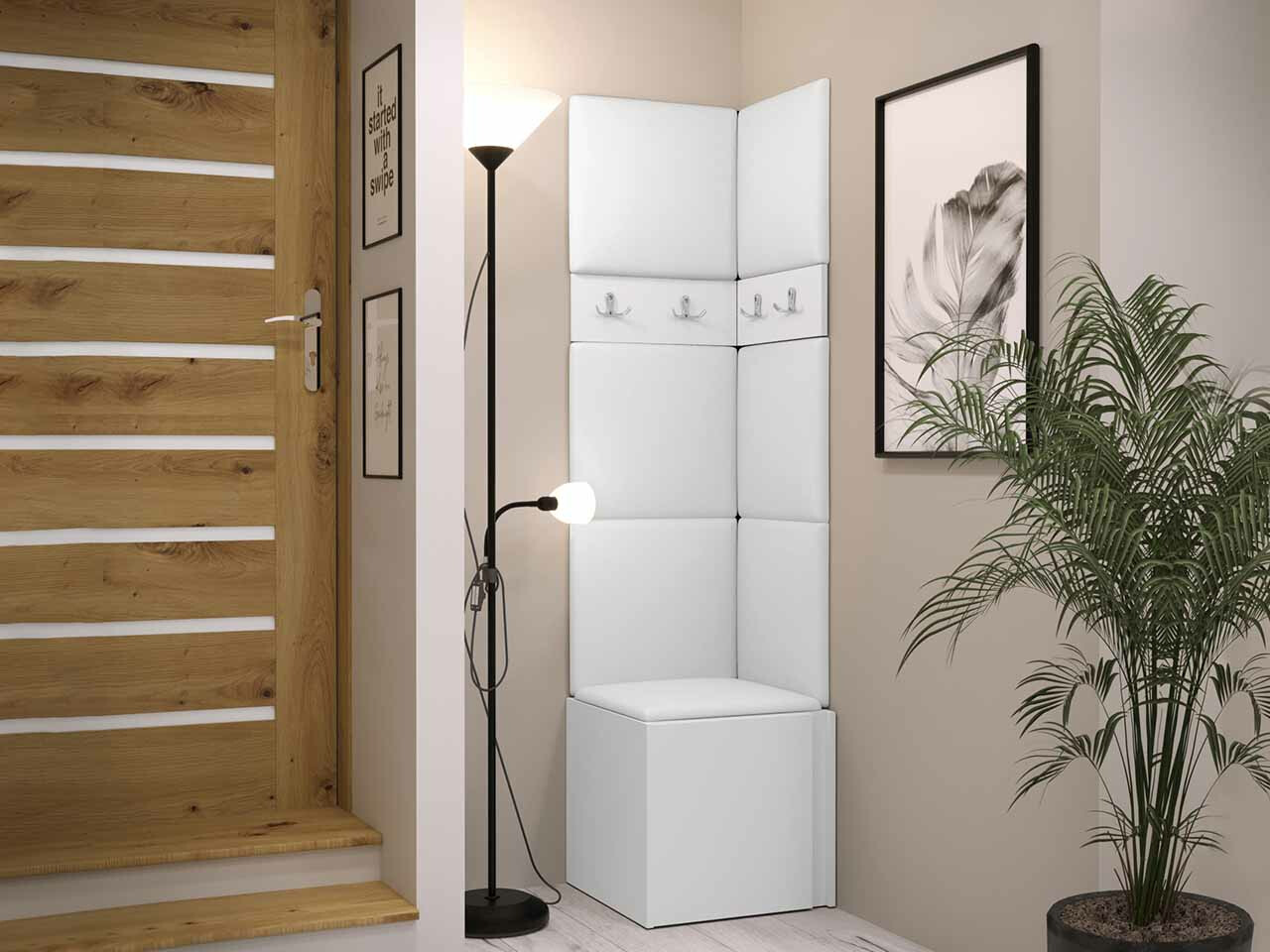 Комплект за антре Hartford 347 (Бял)