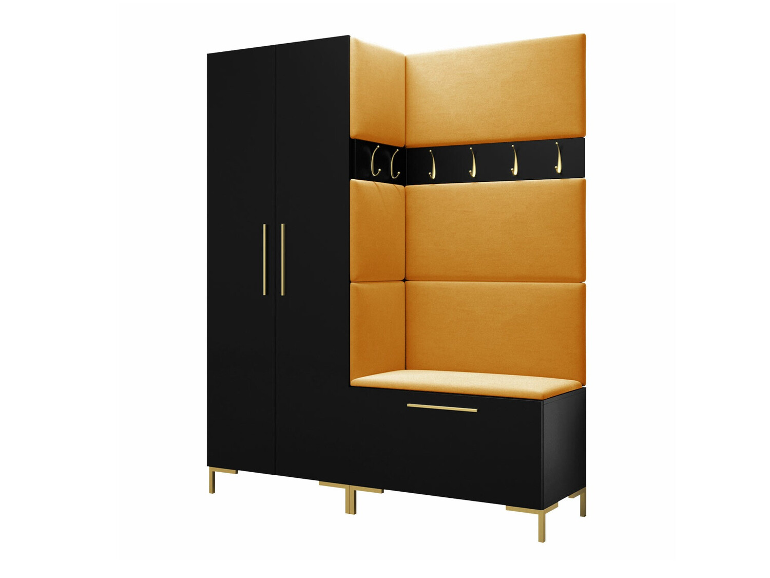 Комплект за антре Nomal I (Черен)