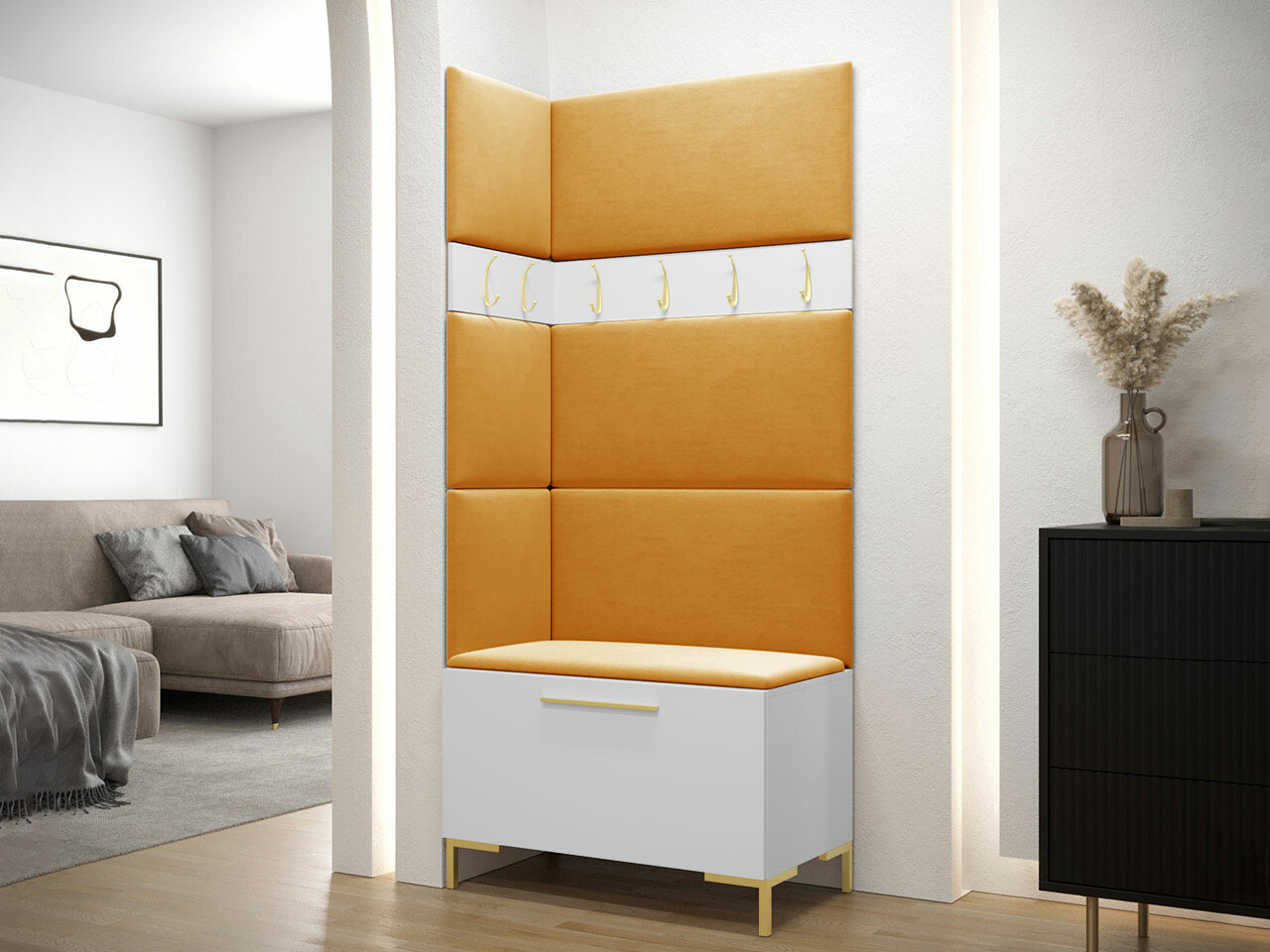 Комплект за антре Nomal IV (Бял)
