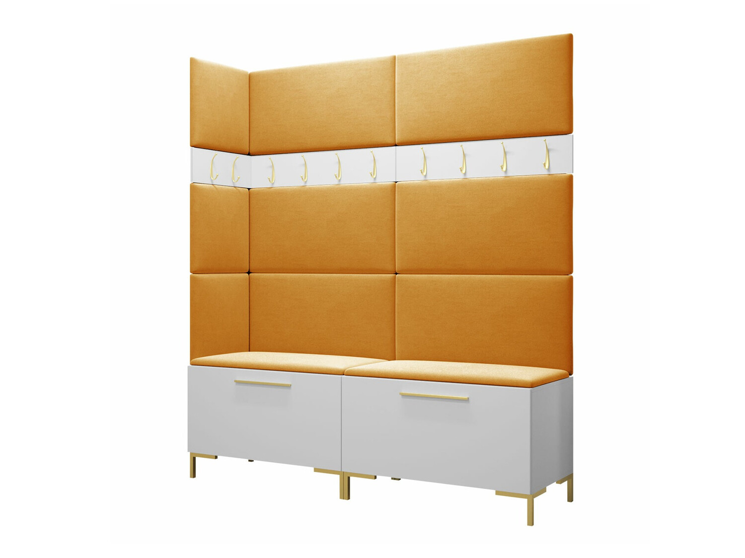 Комплект за антре Nomal V (Бял)