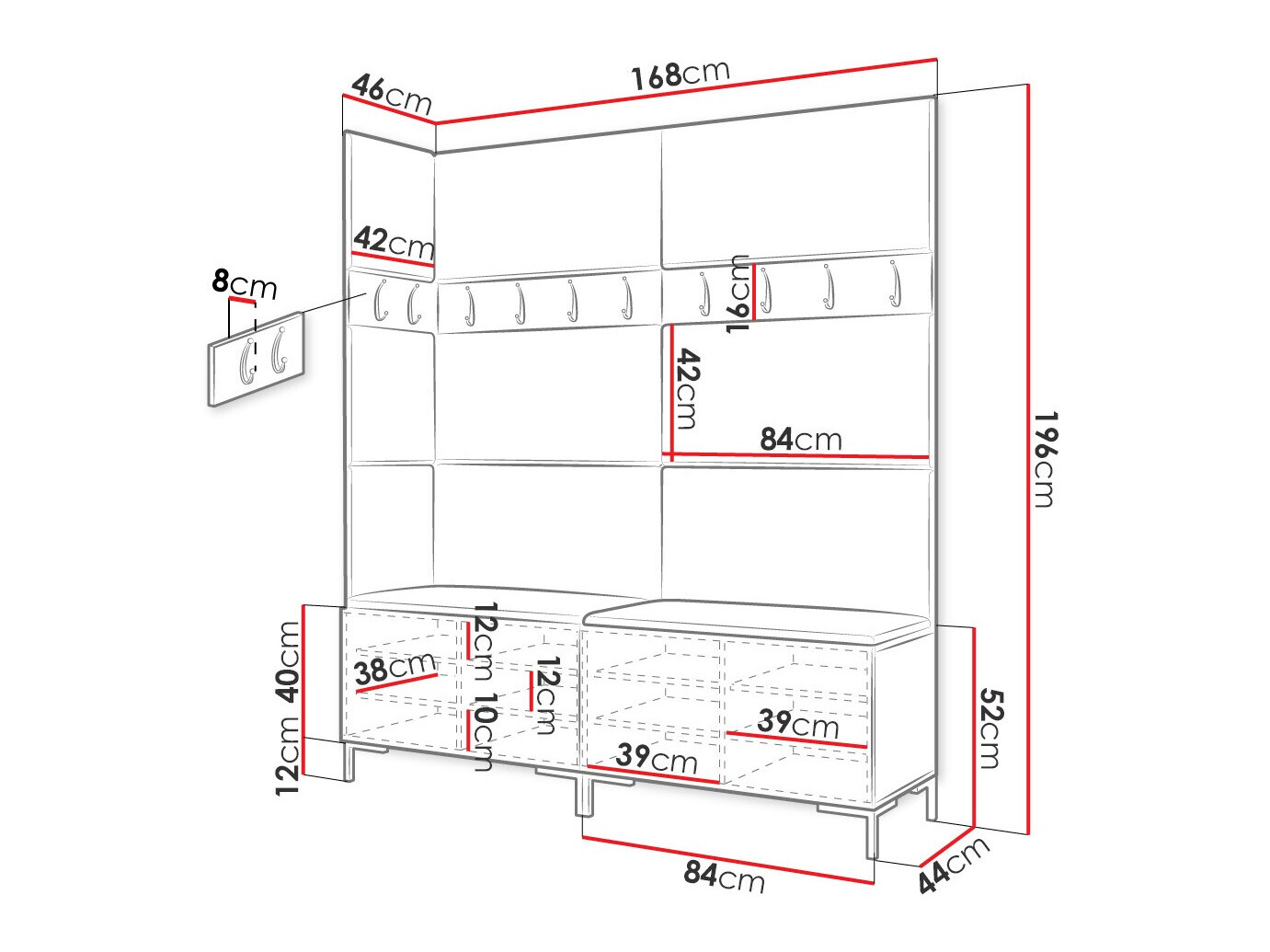 Комплект за антре Nomal V (Manila 32)