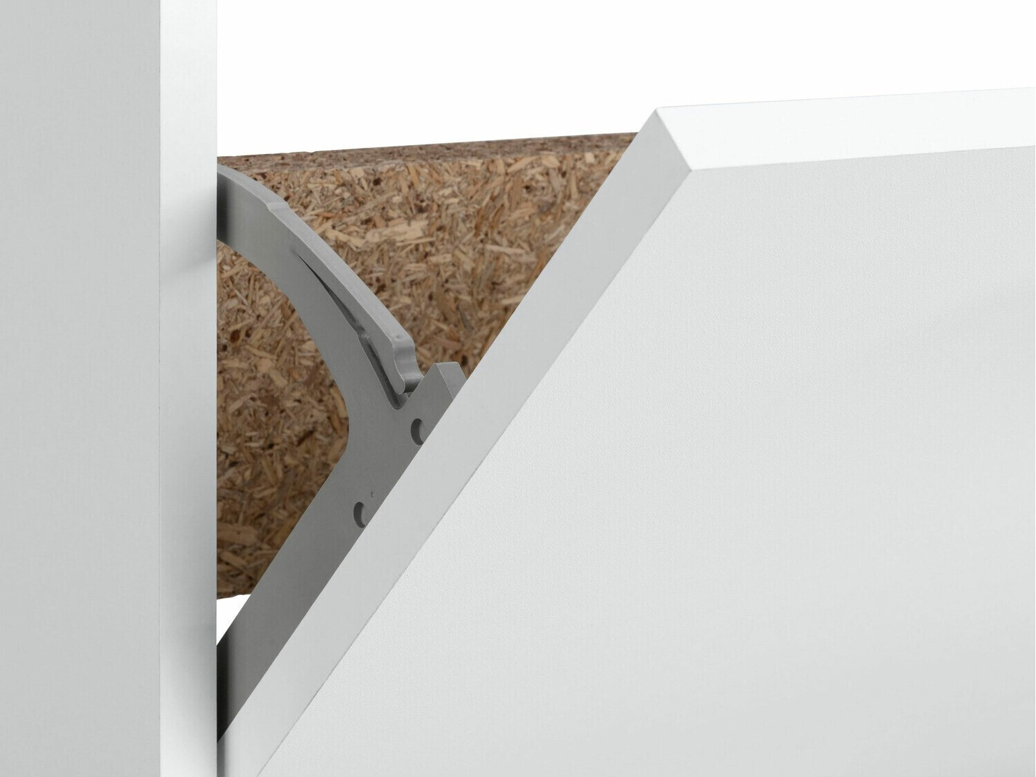 Шкаф за обувки Denton 1000 (Бял)