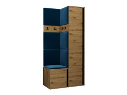 Комплект за антре Hartford 348 (Artisan дъб + Черен)