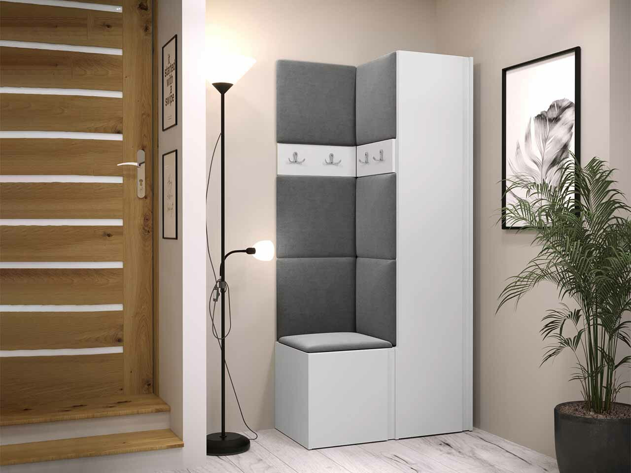 Комплект за антре Hartford 348 (Бял)