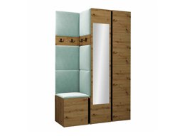 Комплект за антре Hartford 350 (Artisan дъб + Черен)