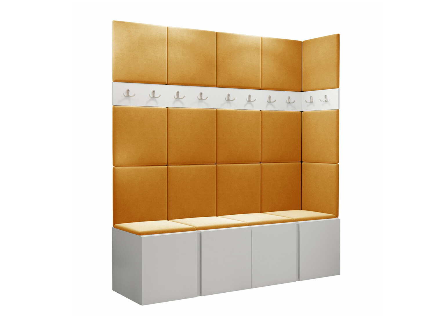 Комплект за антре Pinis II (Бял)