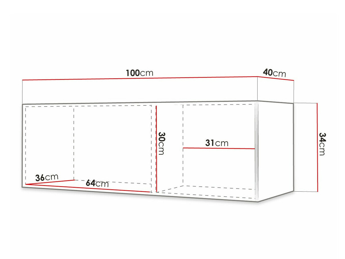 ТВ шкаф Anulio (Бял)