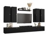 Комплект за хол Elblaru 110 (Черен)