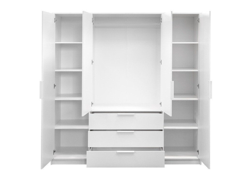 Гардероб Collis V (Бял)