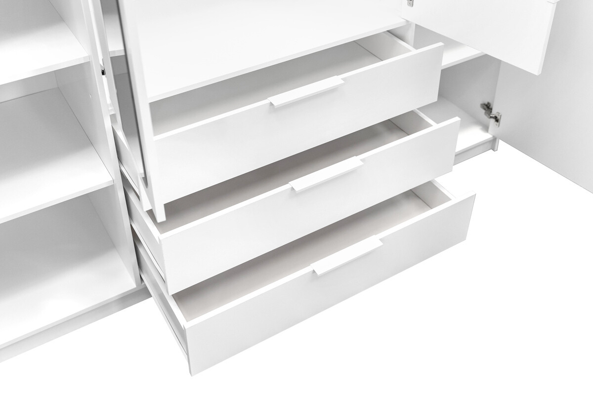 Гардероб Collis V (Бял)