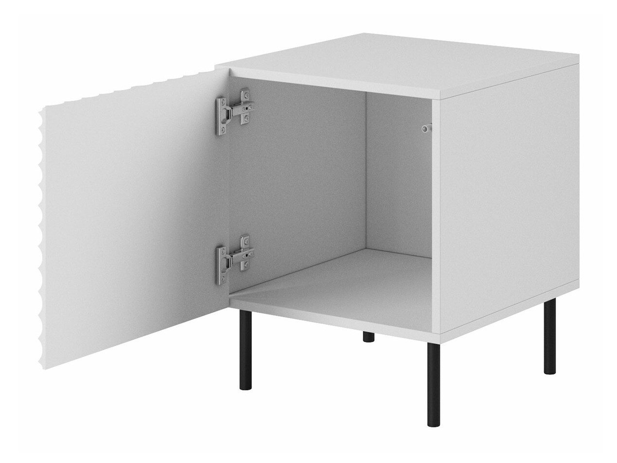 Комплект нощни шкафчета Charlotte 172 (Бял + Черен)