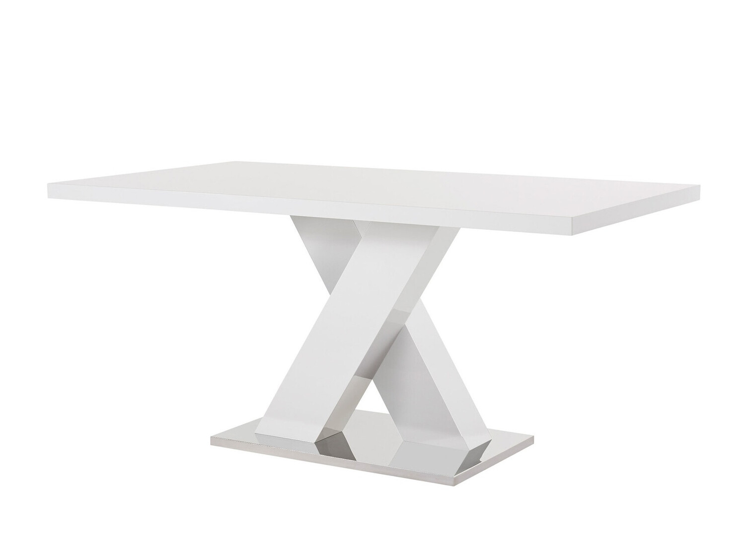 Маса Denton 1084 (Бял гланц)