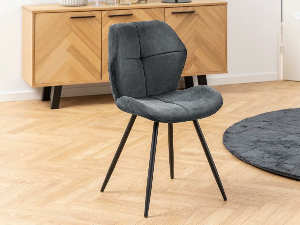 Стол Norsica 637 (Черен + Антрацит)