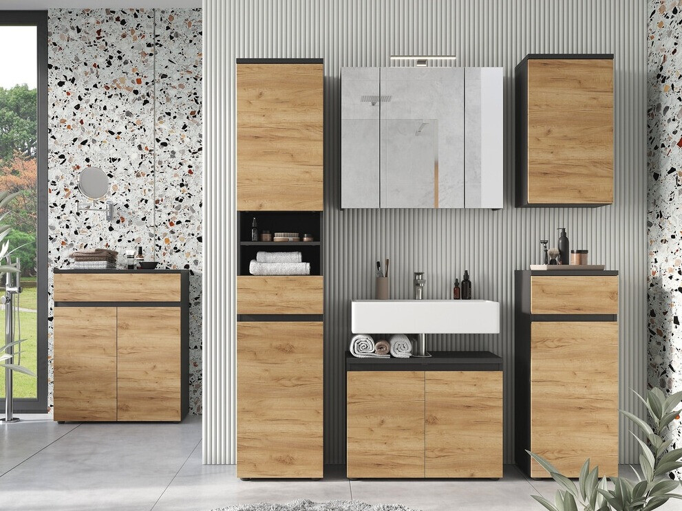 Стоящ шкаф за баня Deltei 102