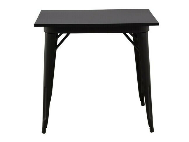 Маса и столове за трапезария Dallas 3353 (Черен + Бежов)