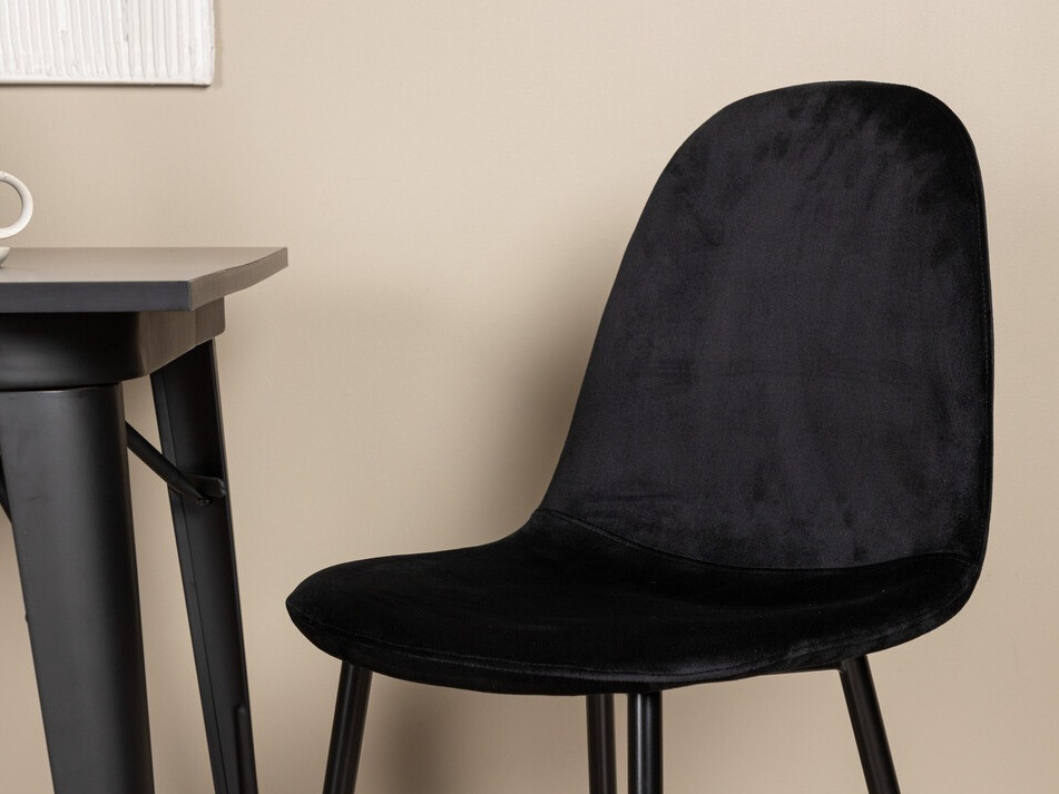 Маса и столове за трапезария Dallas 3353 (Черен)