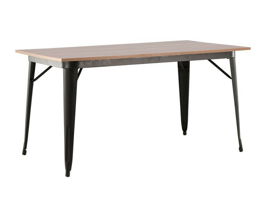 Маса и столове за трапезария Dallas 3363 (Бежов + Черен)