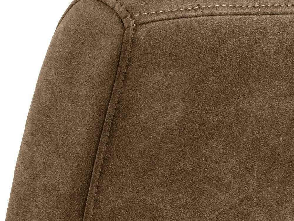 Стол Norsica 737 (Черен + Кафяв)