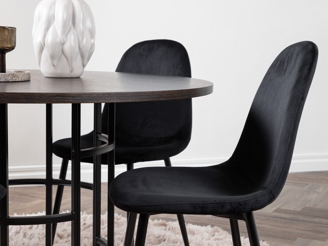 Маса и столове за трапезария Dallas 3446 (Черен)