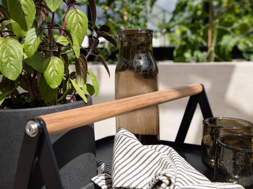 Градинска масичка за кафе Dallas 3467 (Черен)