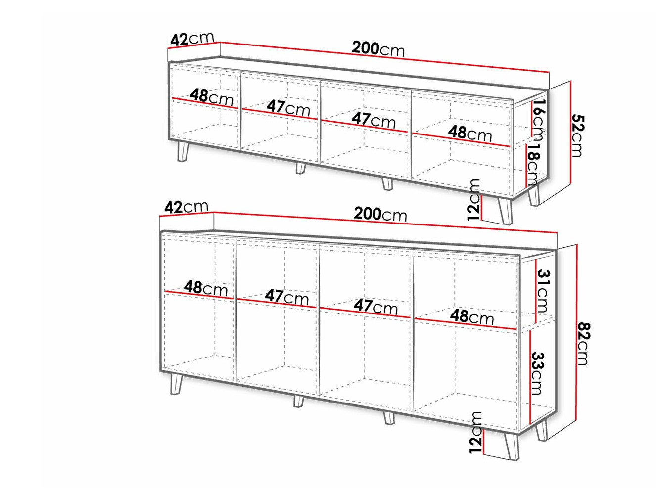 Комплект за хол Charlotte 212 (Бял)