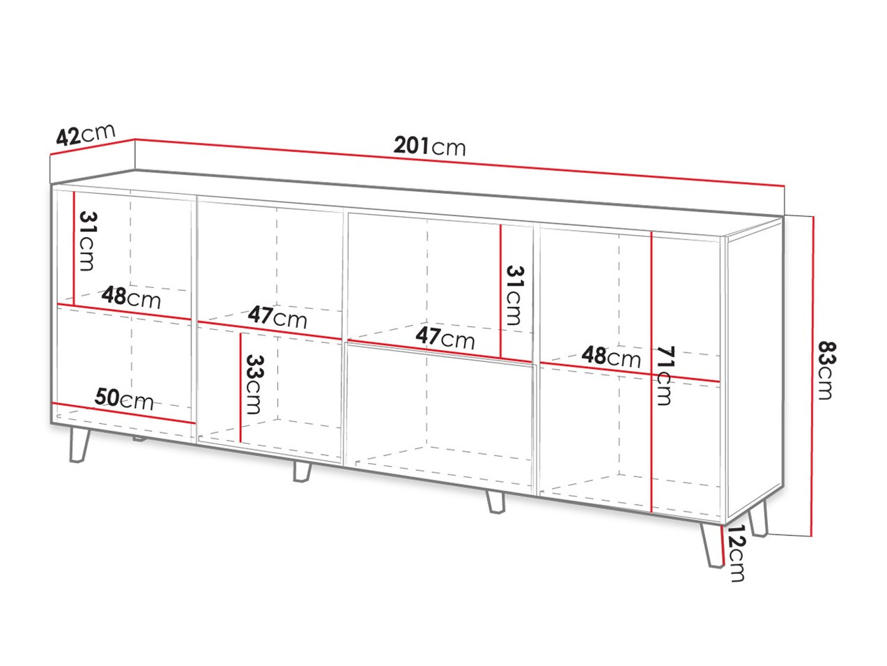 Шкаф Remeta 100 (Дъб уотан)