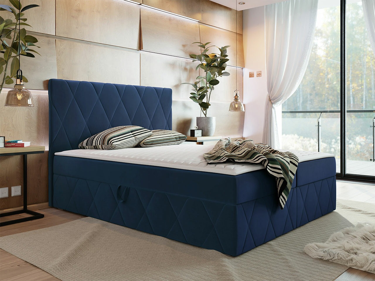 Континентално легло Comfivo Avis (Magic Velvet 2216)
