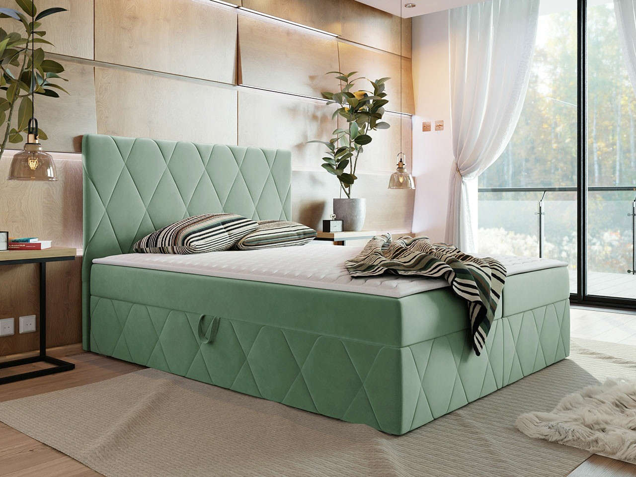 Континентално легло Comfivo Avis (Magic Velvet 2227)
