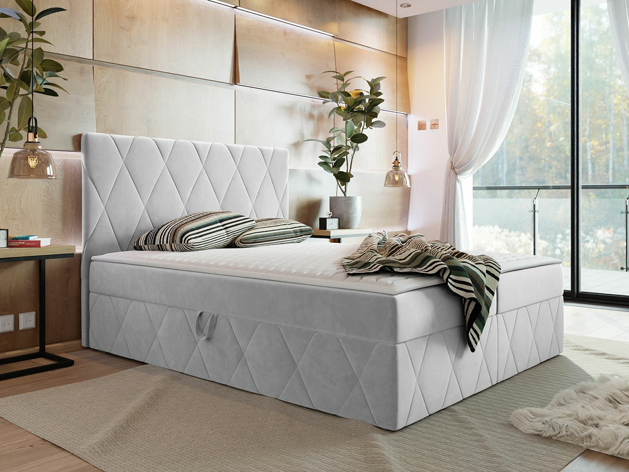 Континентално легло Comfivo Avis (Magic Velvet 2239)
