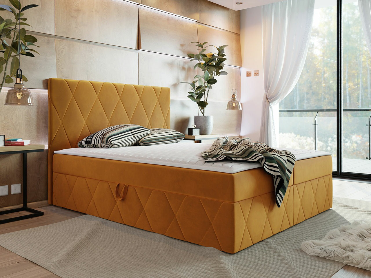 Континентално легло Comfivo Avis (Magic Velvet 2288)