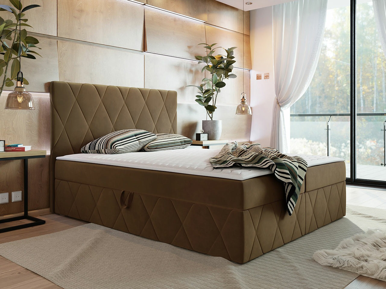 Континентално легло Comfivo Avis (Magic Velvet 2299)