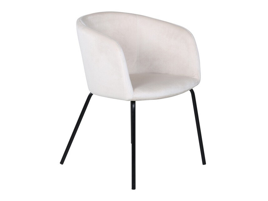 Маса и столове за трапезария Dallas 2378 (Черен + Сметана)