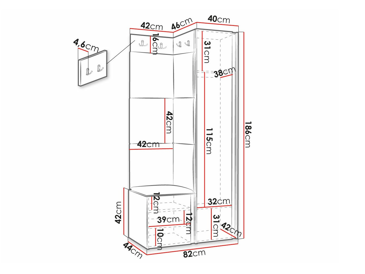 Комплект за антре Hartford 390 (Manila 11)