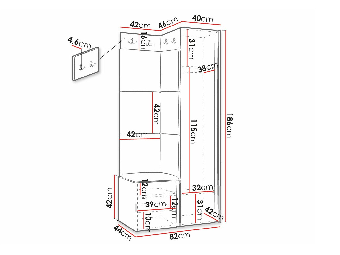 Комплект за антре Hartford 390 (Manila 16)