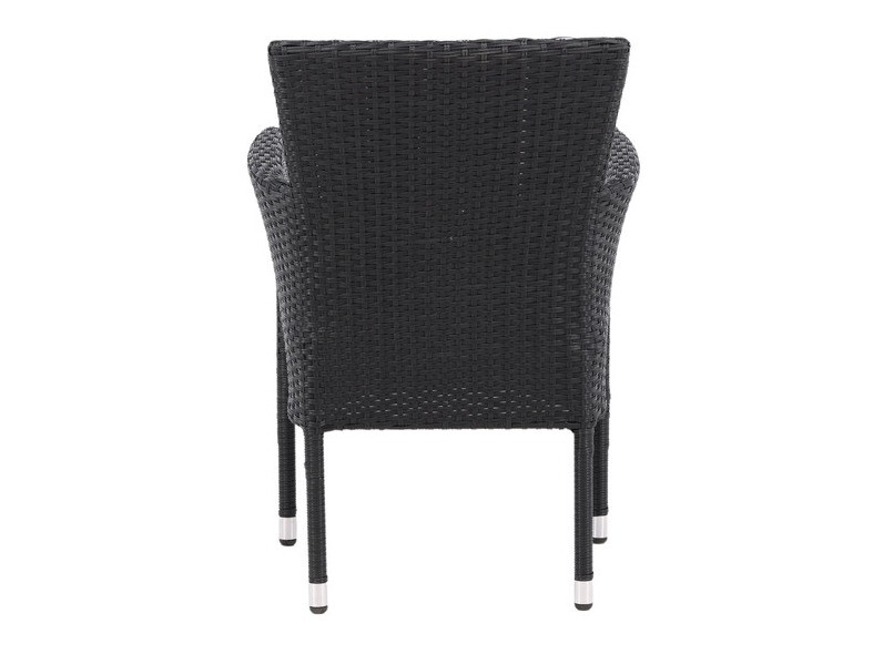 Градински стол Dallas 3475 (Черен + Сив)