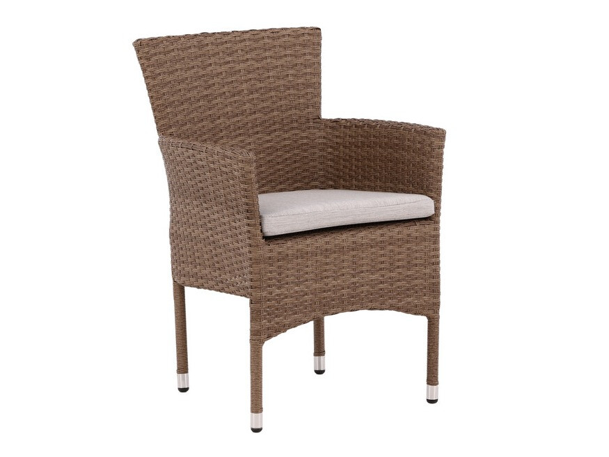 Градински стол Dallas 3475 (Кафяв + Сив)